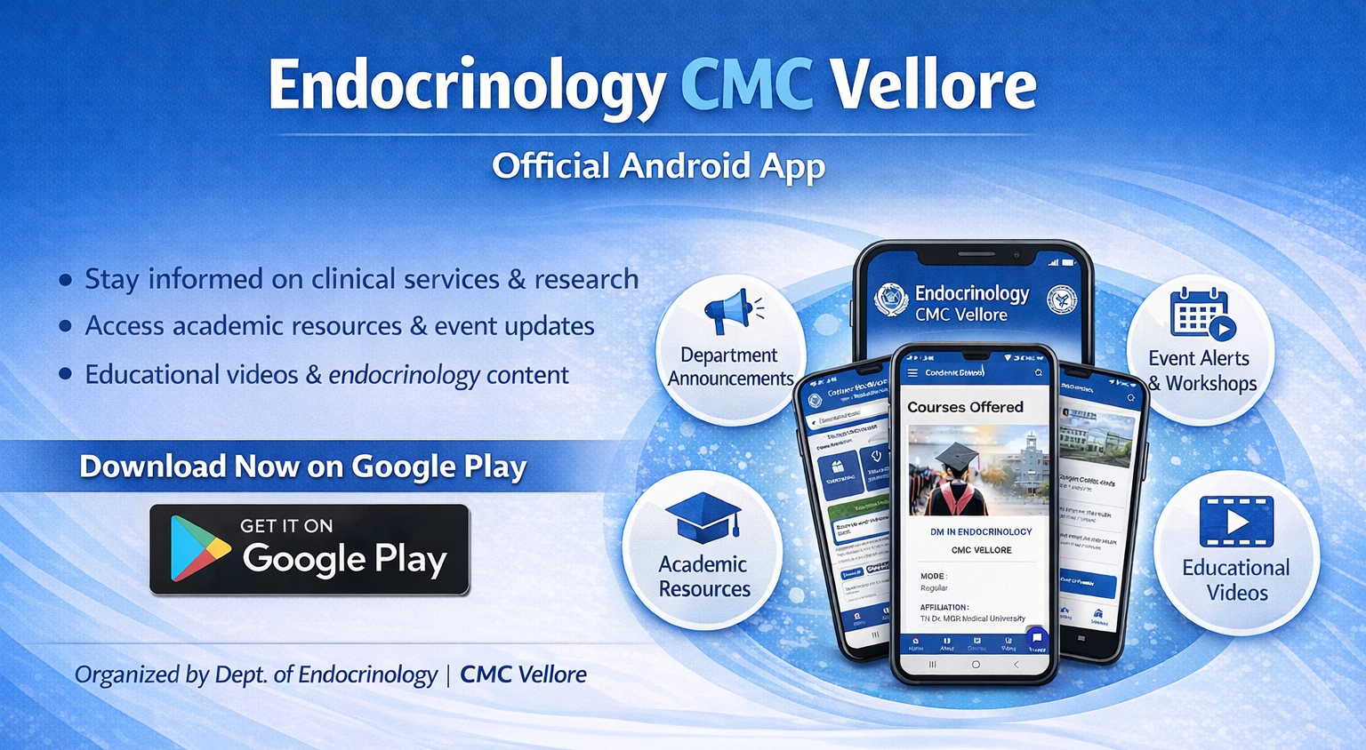 Endocrinology CMC Vellore App Preview