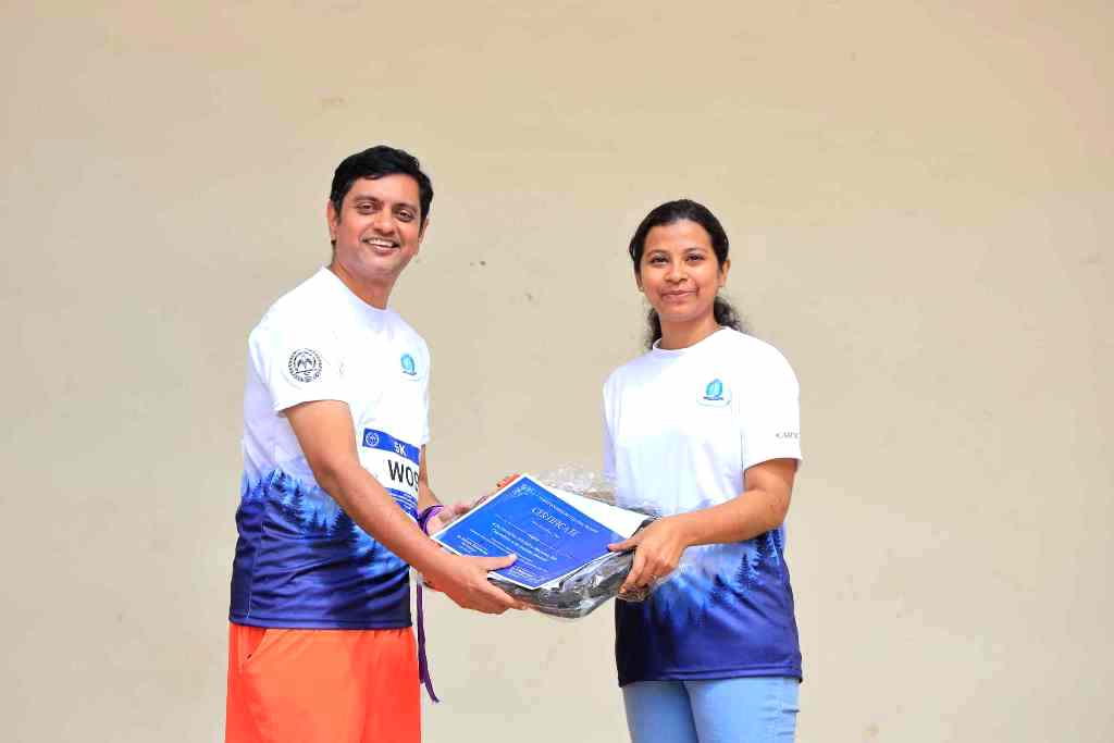 Gayathri V Second place Logo Design Competition The Carnival marathon 2026, endocrinology cmc vellore Marathon took place on 26th January 2026