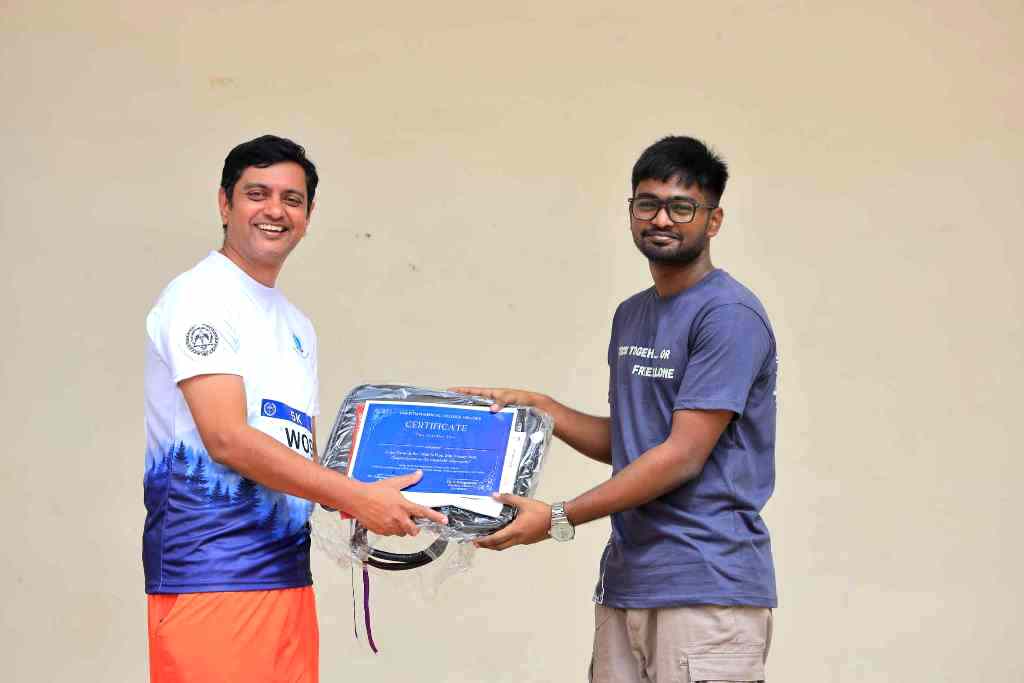 Sruthik Roy First place Logo Design Competition The Carnival marathon 2026, endocrinology cmc vellore Marathon took place on 26th January 2026