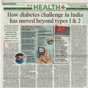 How diabetes challenge in india has moved beyond types 1 & 2 nihal thomas endocrinology cmc vellore